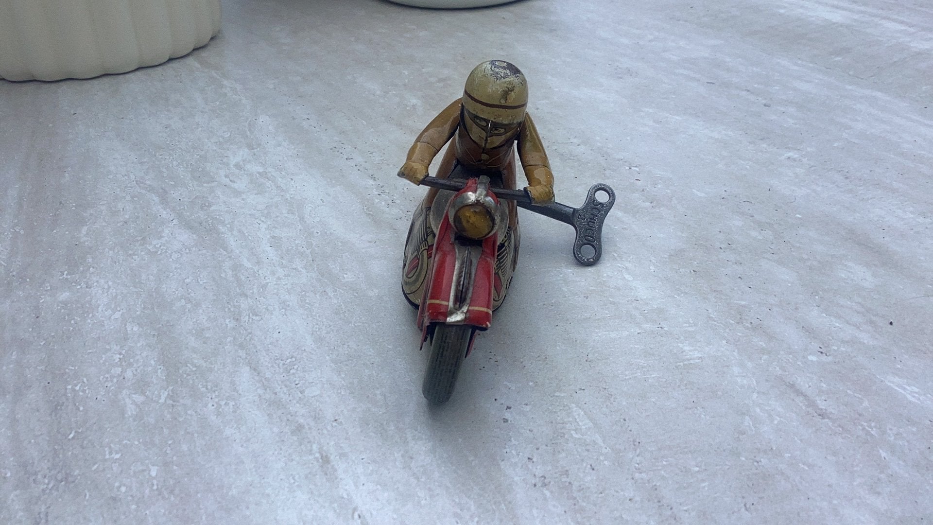 Schuco moto- drill nr 1006, Antiek en Kunst, Ophalen of Verzenden