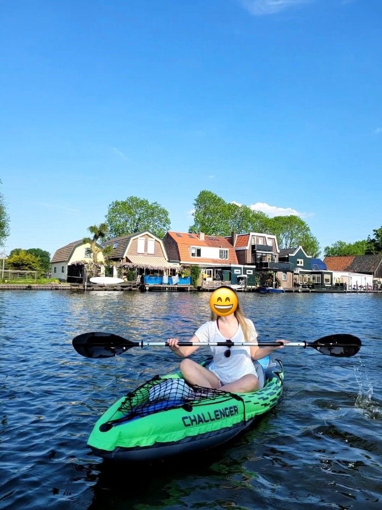 Intex Challenger K1 kayak, Ophalen, Opblaasbaar, Gebruikt, 1-persoons