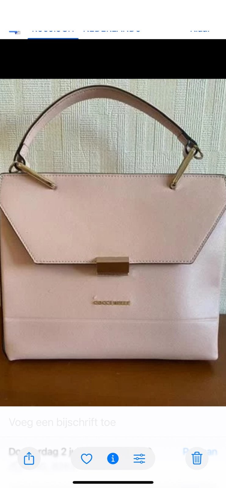 Tas leder Coccinelle, Ophalen of Verzenden, Gebruikt