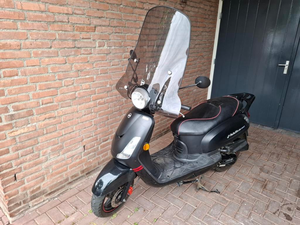 Scooter sym fiddle 2 geel kenteken 2018, Ophalen, Gebruikt, SYM, Benzine