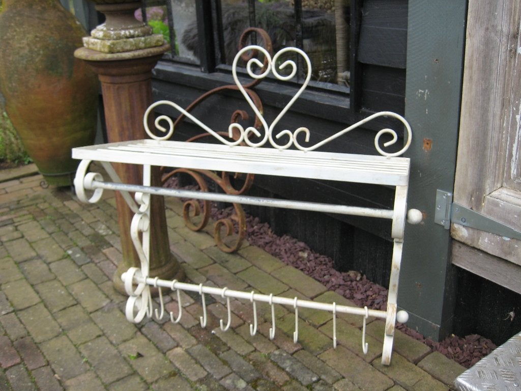 Metalen kapstok / hangrek / keukenrek, Gebruikt, Minder dan 100 cm, Metaal, Ophalen