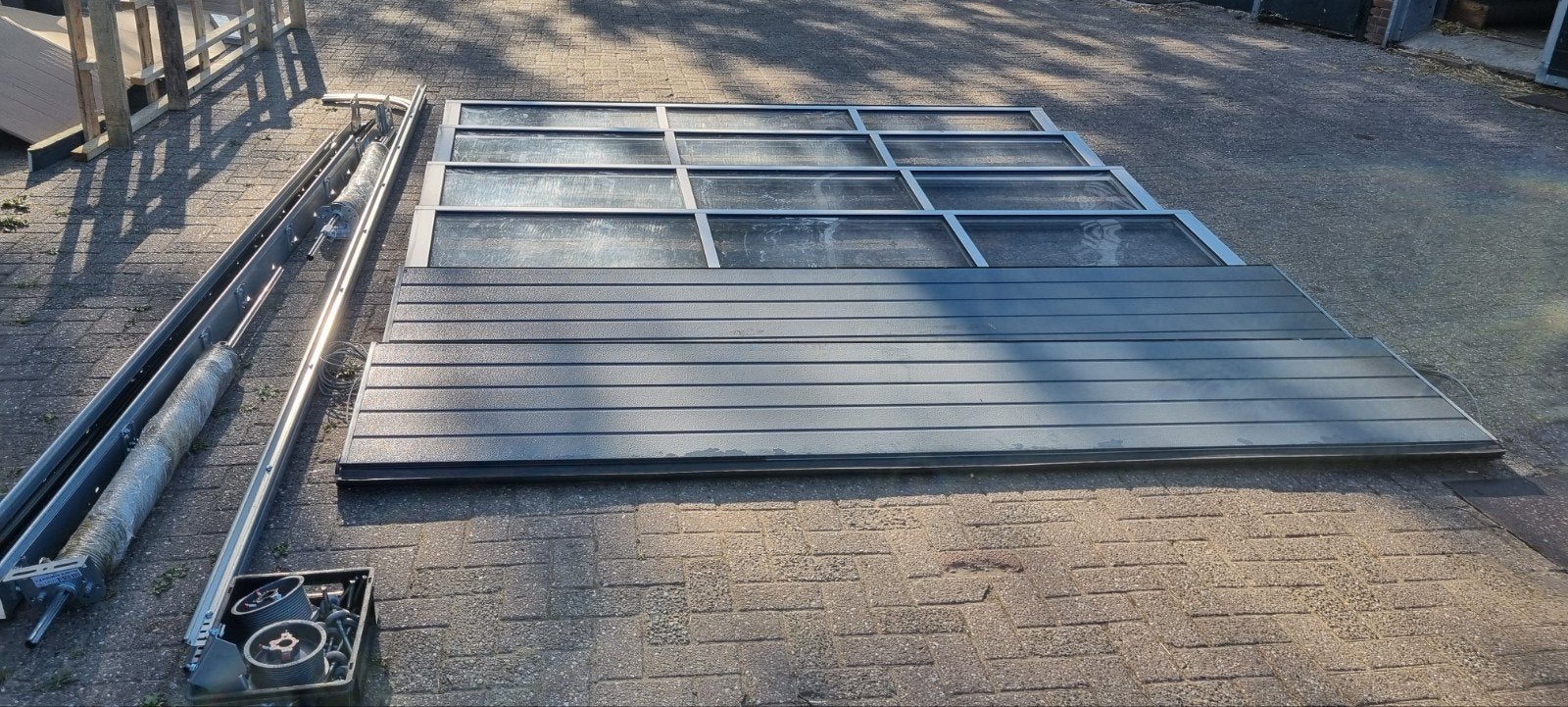 overhead deur, Ophalen, Gebruikt, Garagedeur, 120 cm of meer