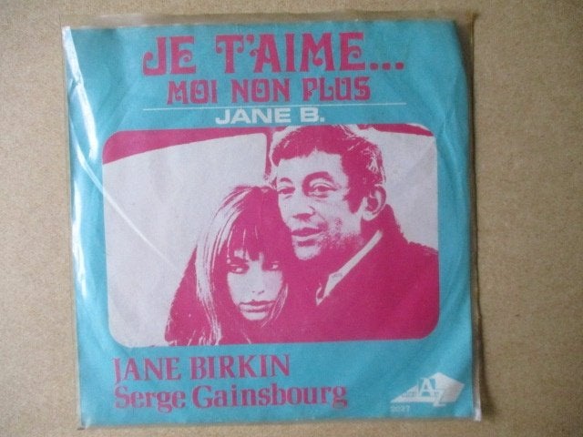 s1218 jane birkin - je taime moi non plus, Ophalen, Gebruikt, 7 inch, Overige genres