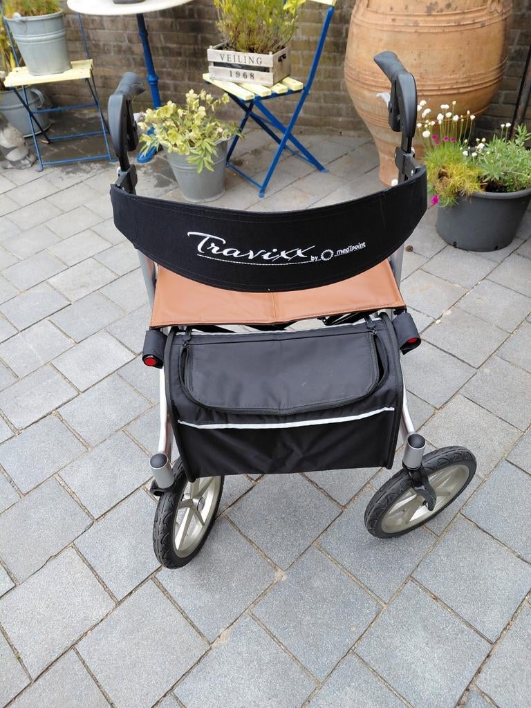 Rollator Travixx Traveller, maat S, Ophalen, Zo goed als nieuw