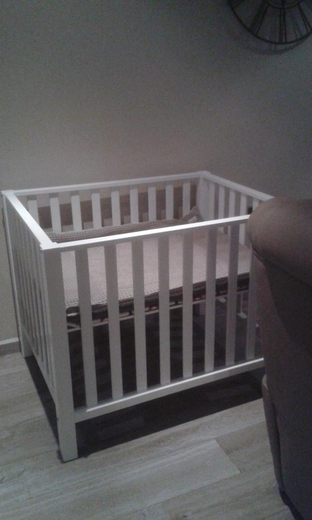 Bopita witte box, Kinderen en Baby's, Boxen, Ophalen, Gebruikt, In hoogte verstelbaar