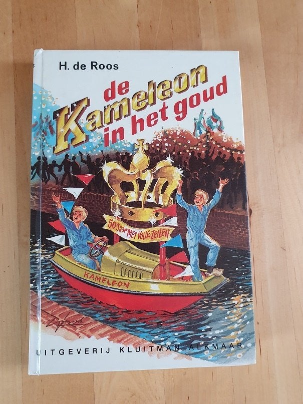 De Kameleon in het goud  van H.de Roos  , Boeken, Ophalen of Verzenden, Gelezen