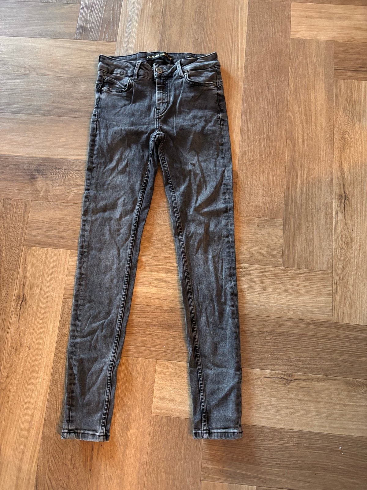 Zwarte jeans Seven Sisters W26 L30, Ophalen of Verzenden, Zo goed als nieuw, Zwart, W27 (confectie 34) of kleiner
