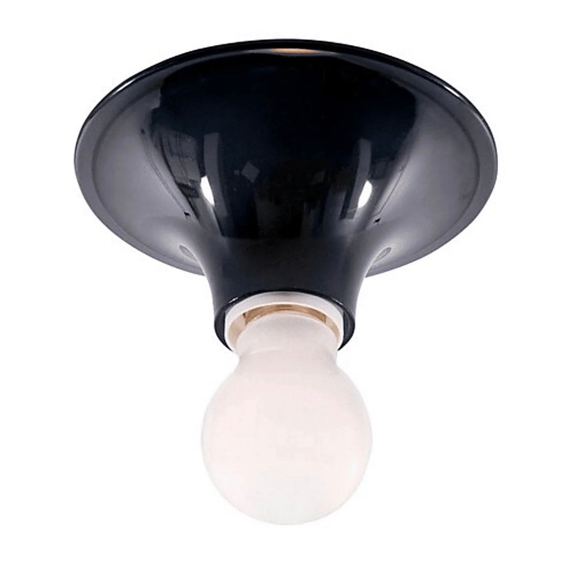 Artimide Teti plafondlamp zwart design Vico Magistretti, Ophalen of Verzenden, Zo goed als nieuw