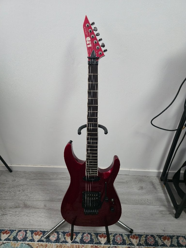 LTD Horizon Custom '87 Candy Apple Red, Ophalen, Zo goed als nieuw, Solid body, Overige merken