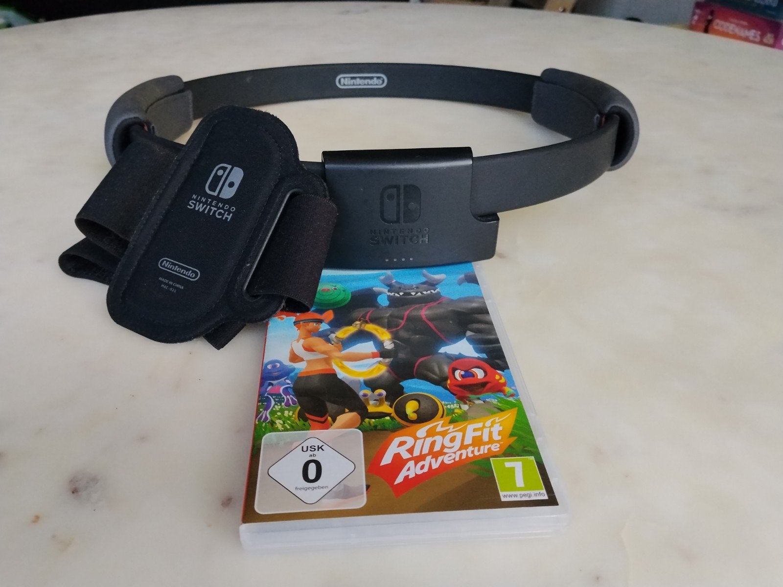 Ring Fit Adventure voor Nintendo Switch, Ophalen of Verzenden, Zo goed als nieuw, Met games