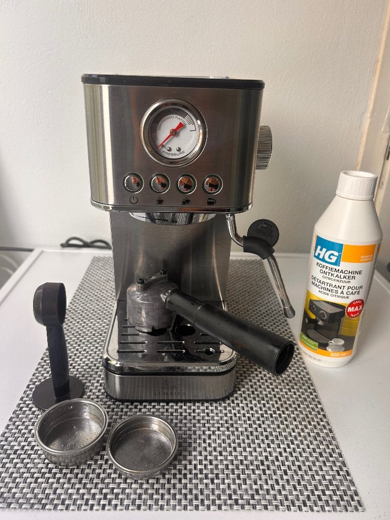 Piston koffiemachine, Witgoed en Apparatuur, Koffiezetapparaten, Zo goed als nieuw, Gemalen koffie, Koffiemachine, 2 tot 4 kopjes