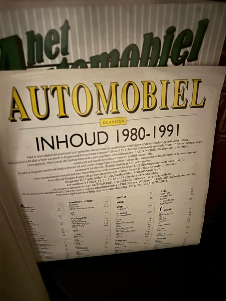 Het Automobiel Jaargangen 1980-1991 + 20 losse nummers, Ophalen of Verzenden, Gelezen, Algemeen