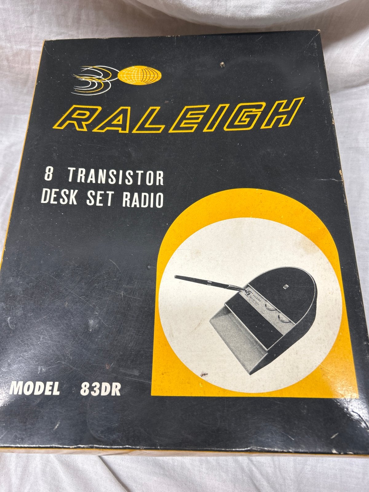 Vintage Raleigh 8 Transistor Desk Set Radio Model 83DR, Ophalen of Verzenden, Gebruikt, Transistorradio