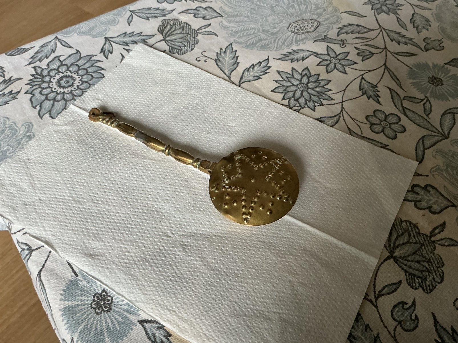 Oude antieke kleine beddenpan, Ophalen of Verzenden