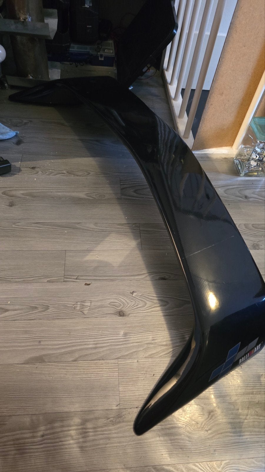 Mitsubishi Ralliart Spoiler met Remlicht, Ophalen