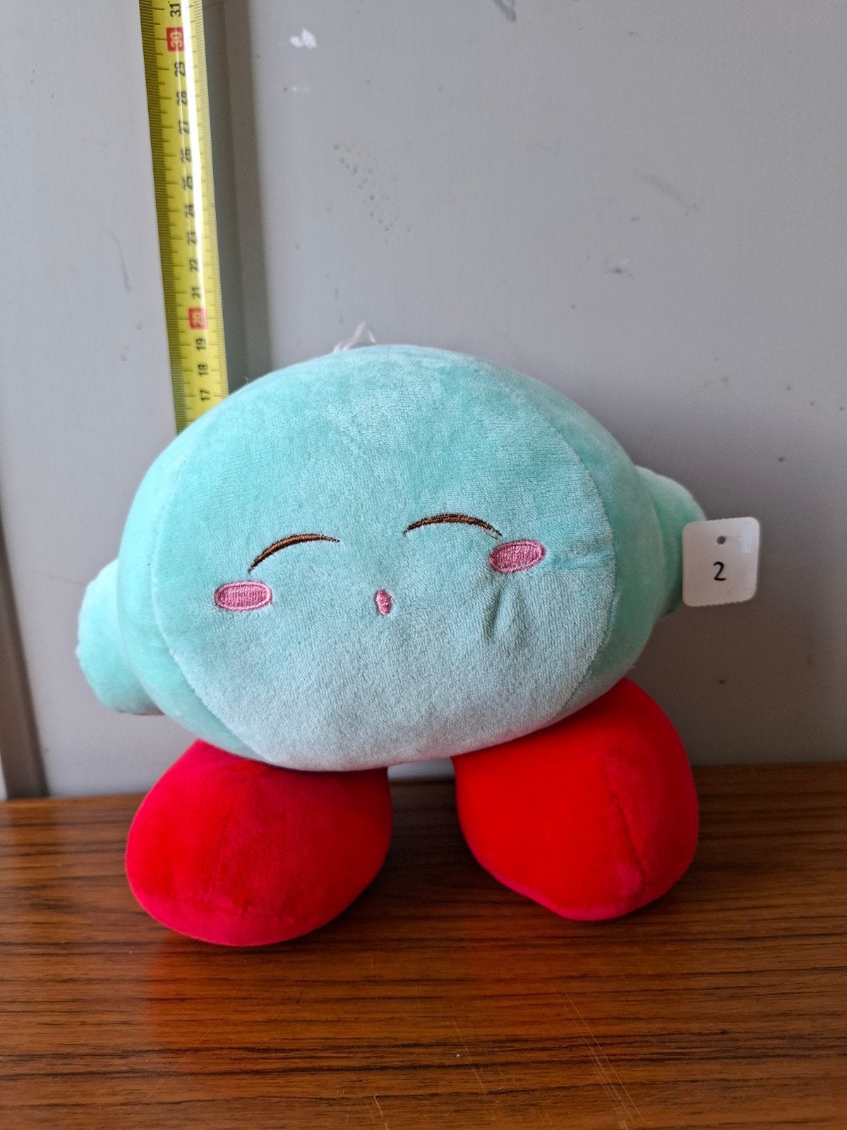 Leuke Kirby look a like  knuffel -, Overige merken, Overige karakters, Overige typen, Blauw