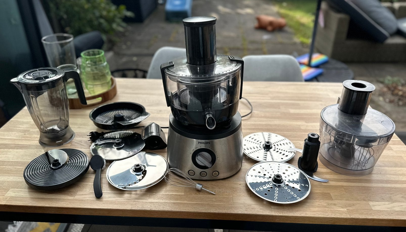Philips HR7778 keukenmachine, Ophalen, Zo goed als nieuw, 3 snelheden of meer