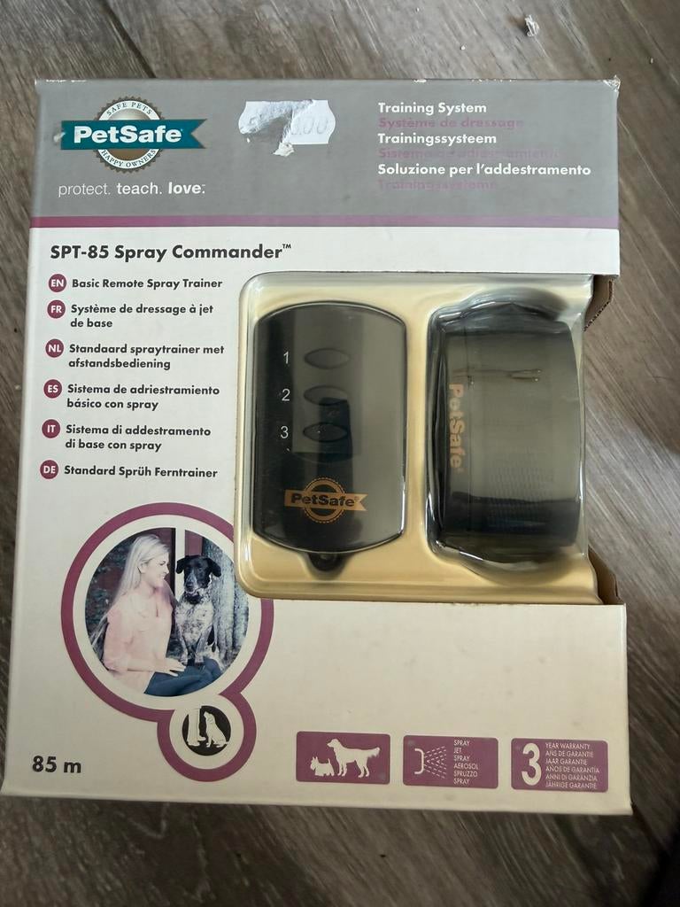 PetSafe Remote Spray Trainer PDT19-14182 – 85 m Spray Com., Nieuw, Ophalen of Verzenden, Onb, Onb