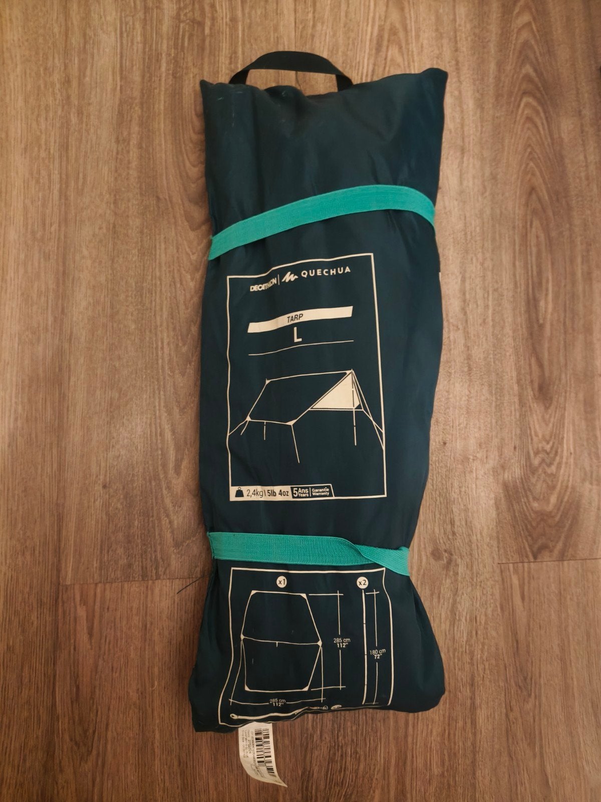 Quechua Tarp L, Caravans en Kamperen, Ophalen, Gebruikt, Tot en met 2