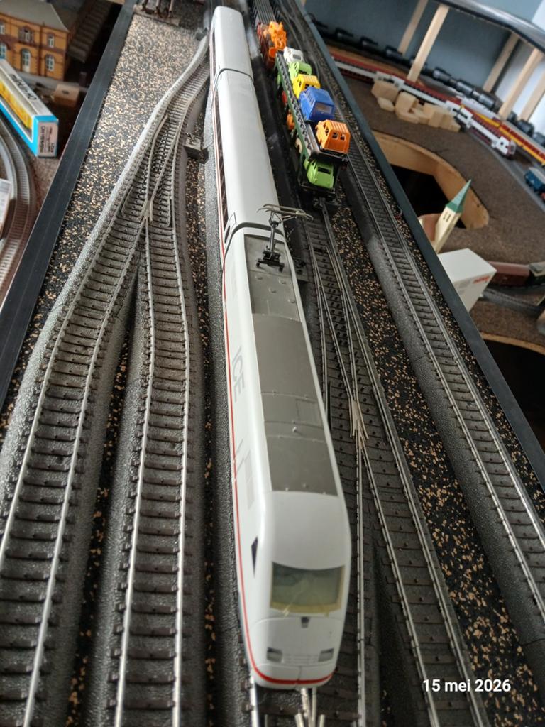 Märklin 3 delige  ICE 2. Uit set 29470 (37712.6), Wisselstroom, Gebruikt, Locomotief, Ophalen of Verzenden