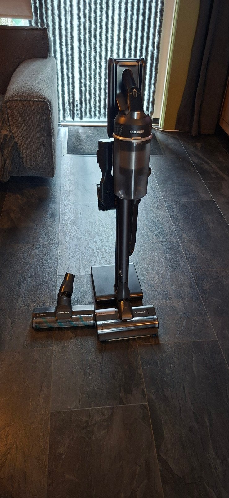 Samsung Jet 95 Complete steelstofzuiger met extra accu, Witgoed en Apparatuur, Stofzuigers, Gebruikt, Draadloos, Ophalen of Verzenden