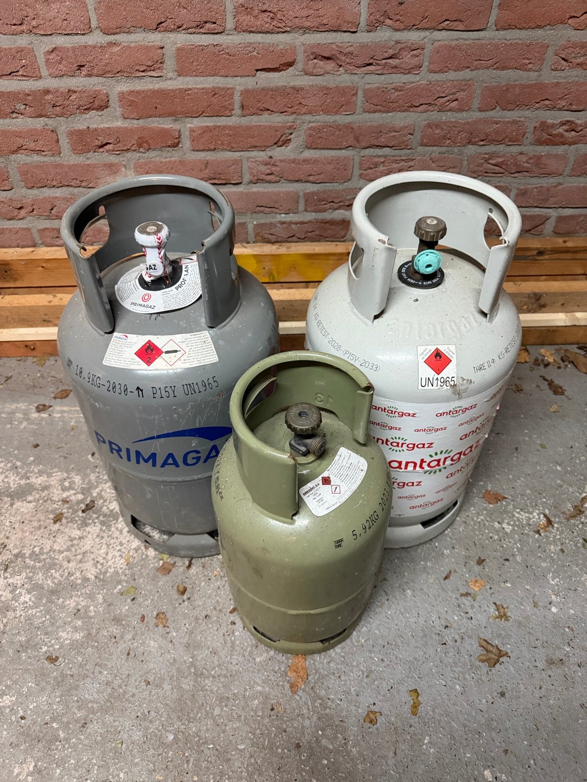 Diverse propaangasflessen - Primagaz & Antargaz, Ophalen, Nieuw
