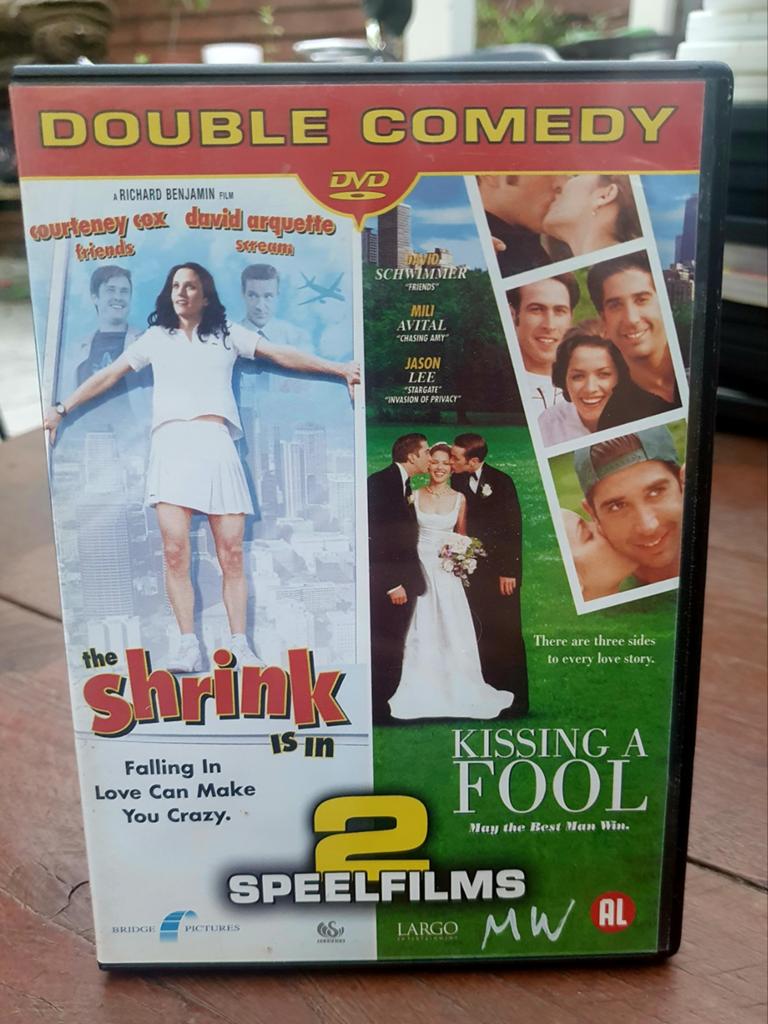 Double Comedy DVD: The Shrink Is In & Kissing A Fool, Vanaf 9 jaar, Ophalen of Verzenden, Gebruikt, Romantische komedie