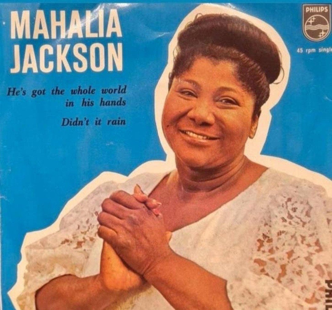MAHALIA JACKSON  - HE'S GOT THE WHOLE WORLD IN HIS HAND X, Ophalen of Verzenden, Gebruikt