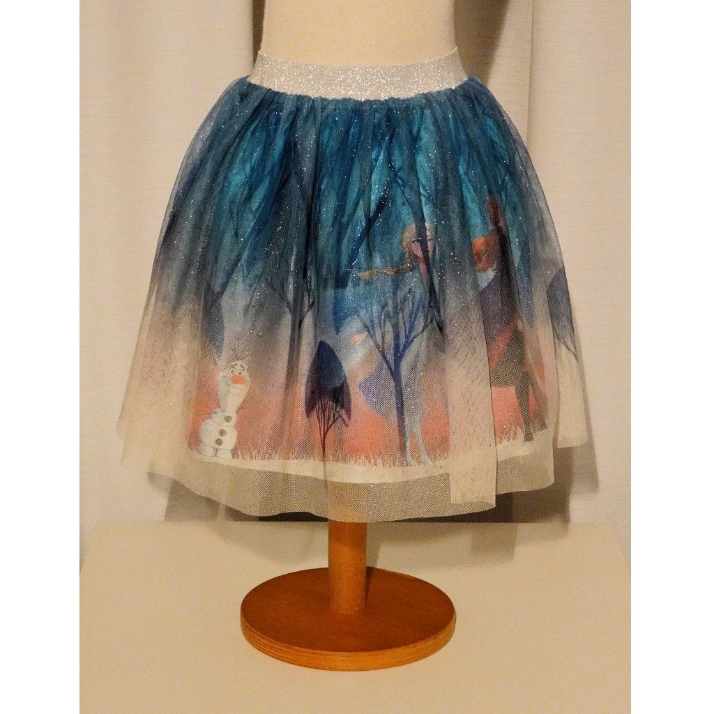 Nieuw ! Maat 128 Blauwe Elsa Frozen ll Rok / Prinsessen Rok, Ophalen of Verzenden, Nieuw, 122 t/m 128, Meisje