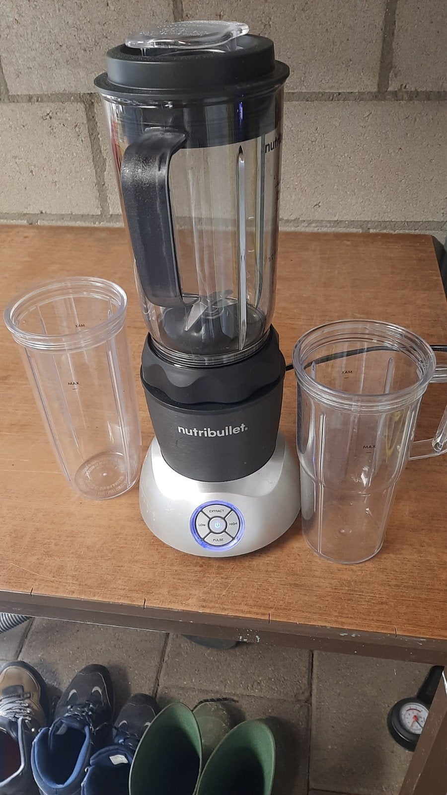 Nutribullet Blender met extra bekers, Ophalen of Verzenden, Gebruikt, Blender