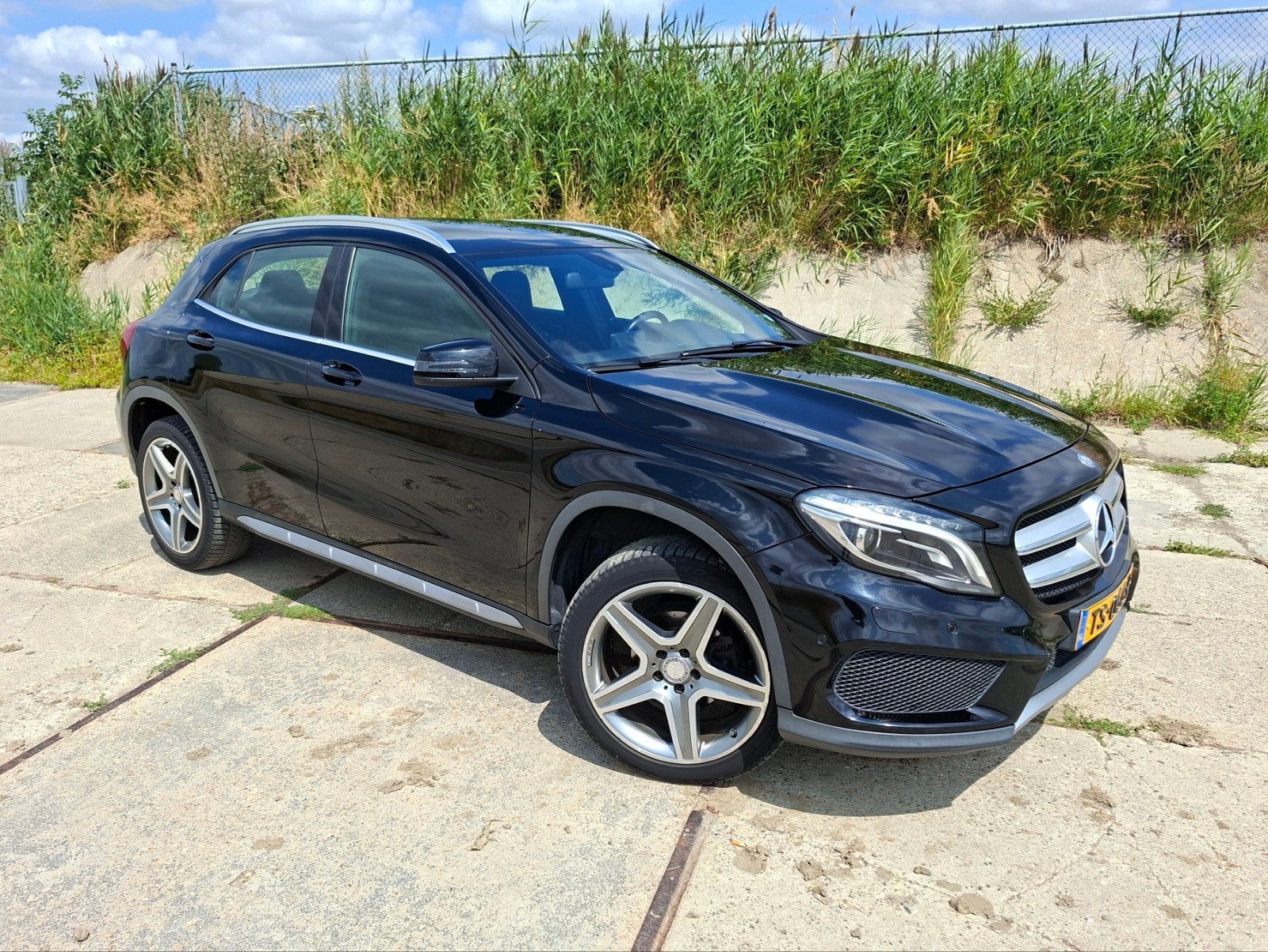 Mercedes GLA 200 Prestige AMG automaat, Auto's, Zwart, 715 kg, Zwart, 1595 cc