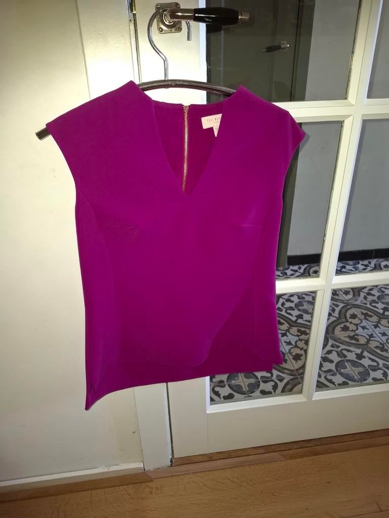 Nieuw mouwloos top maat L Ted Baker, Kleding | Dames, Tops, Paars, Maat 42/44 (L), Nieuw, Ophalen of Verzenden