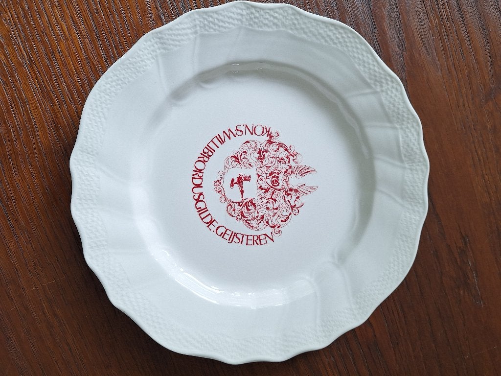 5 borden St Willibrordusgilde Geijsteren Geysteren, Antiek en Kunst, Curiosa en Brocante, Ophalen of Verzenden