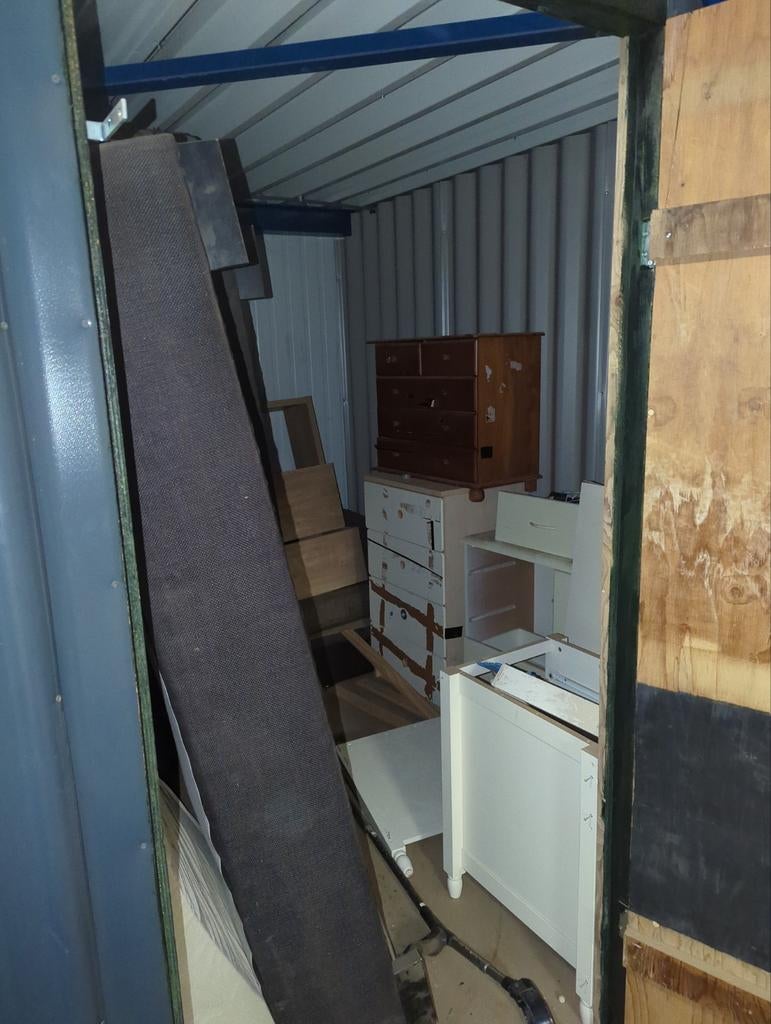 Opslag unit huisraad, Huis en Inrichting, Gebruikt, 5 laden of meer, 100 tot 150 cm, Vintage