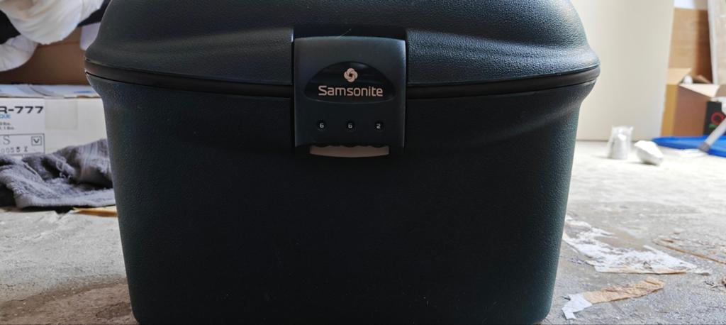 Samsonite Beautycase Donkergroen met Cijferslot, Sieraden, Tassen en Uiterlijk, Beautycases, Gebruikt, Ophalen of Verzenden, Met slot