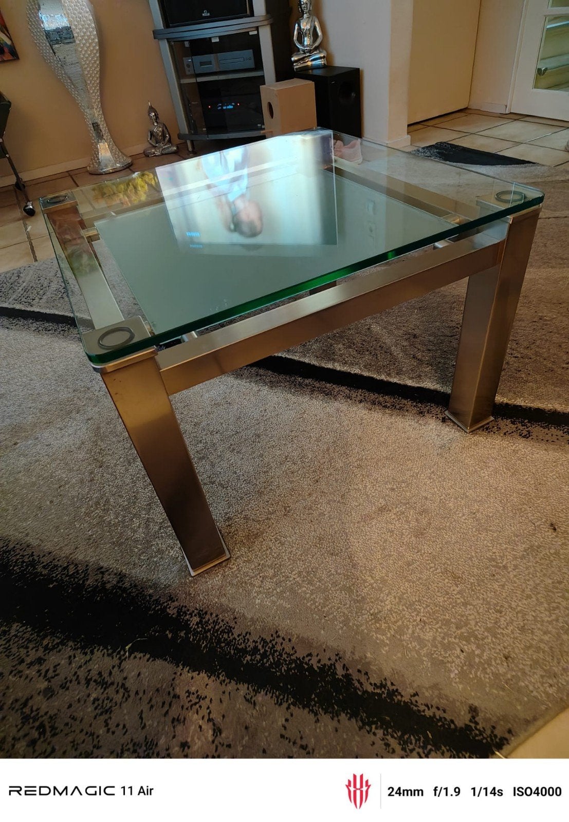 Kleine  luxe Salontafel, Ophalen, 100 tot 150 cm, Vierkant, 50 tot 100 cm