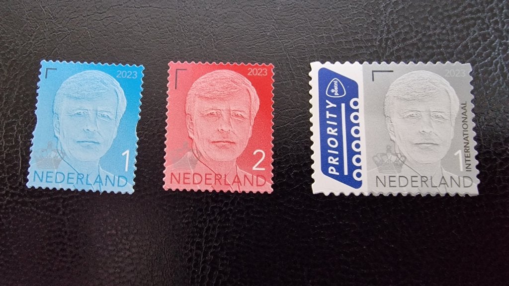 3 losse zegels Willem-Alexander 2023 NVPH 4160 - 4161 - 4162, Ophalen of Verzenden, Na 1940, Postfris