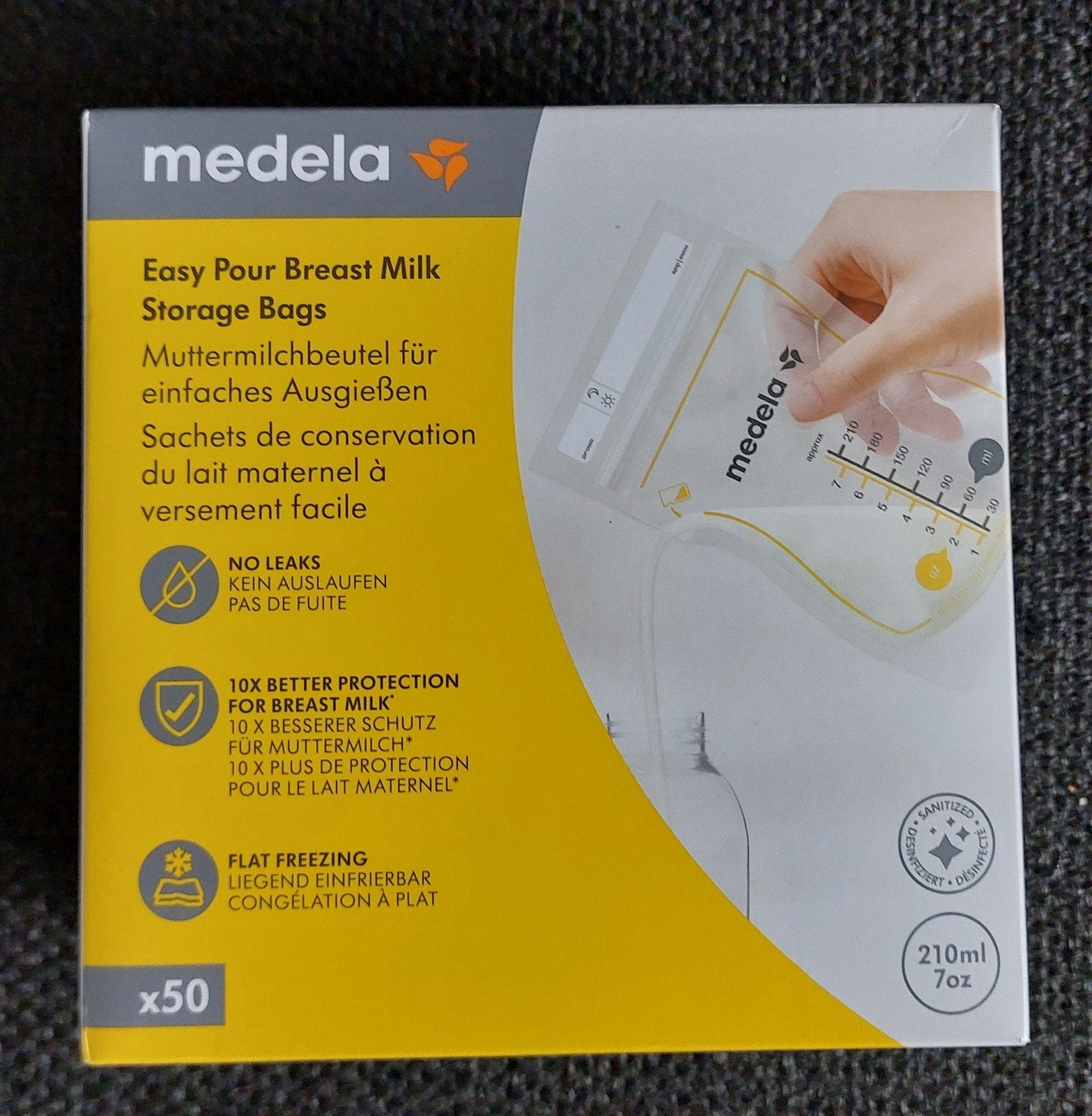 Medela - moedermelkzakjes 2x 50 stuks, Ophalen, Nieuw, Bewaarbakje, Medela