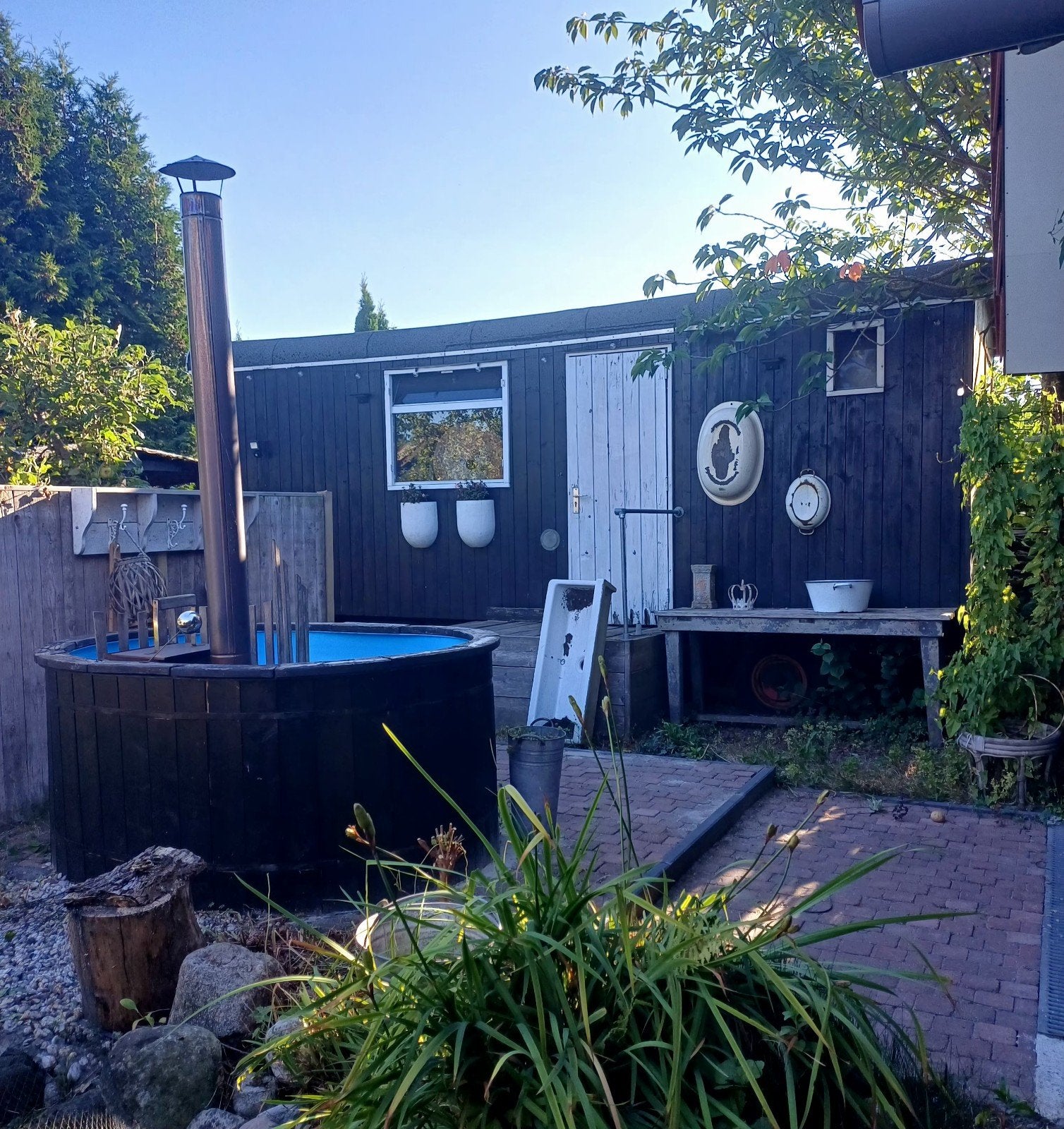 pipowagen-Tiny House-schaftkeet ideaal voor Atelier/Recreati, Doe-het-zelf en Verbouw, Bouwketen en Schaftketen, Ophalen, Gebruikt