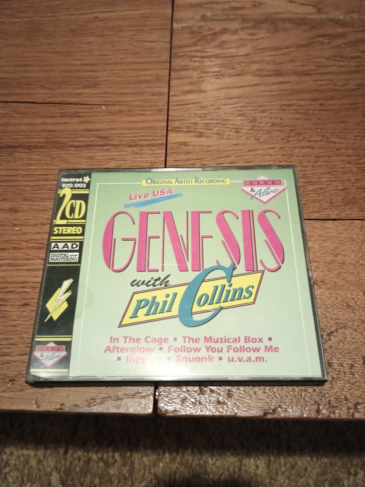 Genesis with Phil Collins live usa, Cd's en Dvd's, Ophalen of Verzenden, Gebruikt, Progressive Rock, Live-album