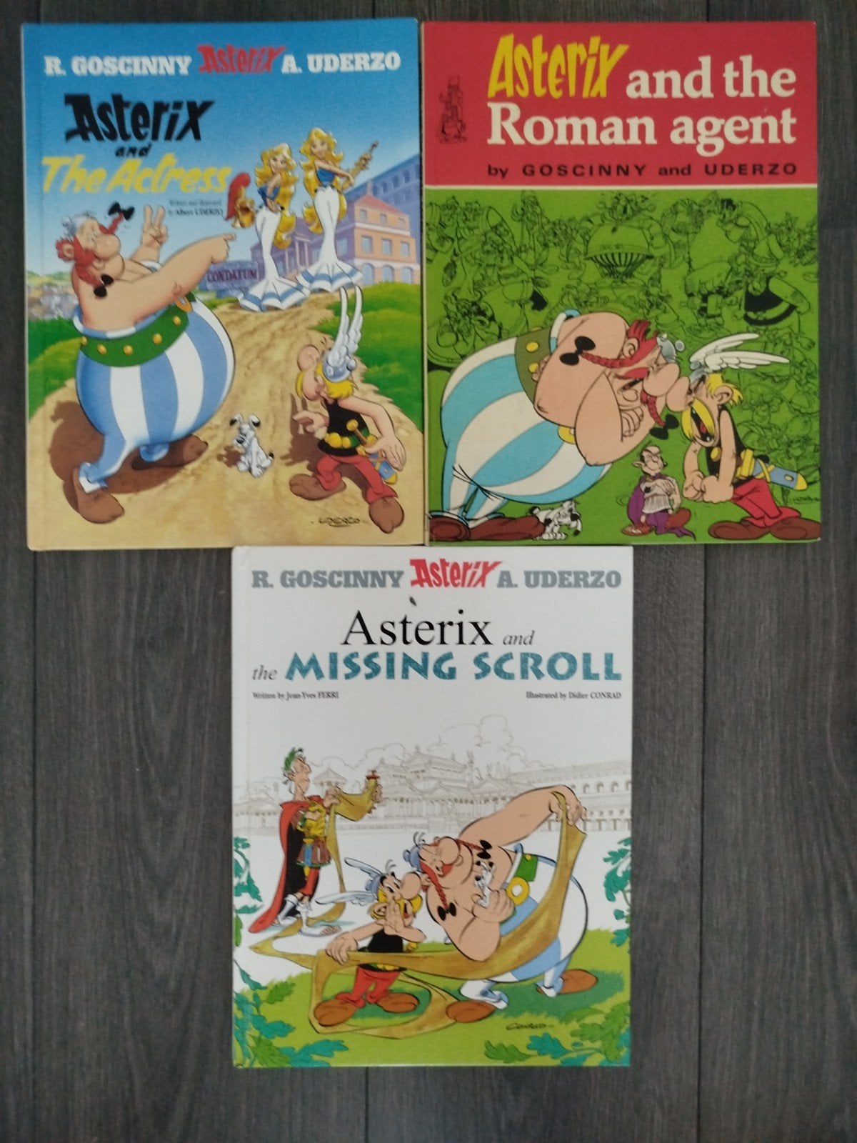 ASTERIX OBELIX STRIPBOEKEN ENGELSE EDITIE HARDCOVER, Boeken, Stripboeken, Gelezen, René Goscinny, Albert Uderzo, Ophalen of Verzenden