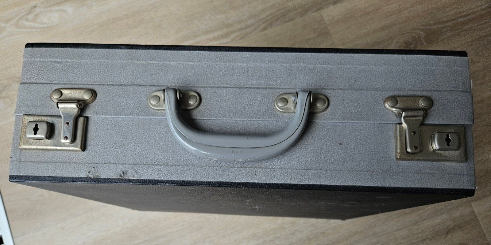 Vintage LP-koffer met 25 vakken, Muziek en Instrumenten, Behuizingen en Koffers, Ophalen of Verzenden, Gebruikt, Overige instrumenten