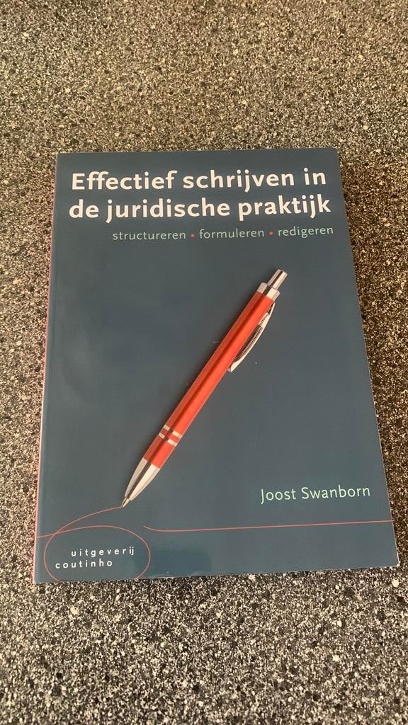 Effectief schrijven in de juridische praktijk, Ophalen of Verzenden, Zo goed als nieuw, Management