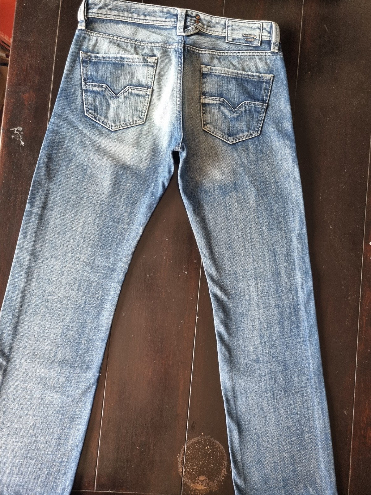 CLASSIC DIESEL LARKEE 008AT STRAIGHT JEANS SIZE 32/32, Kleding | Heren, Spijkerbroeken en Jeans, Diesel, Blauw, W32 (confectie 46) of kleiner