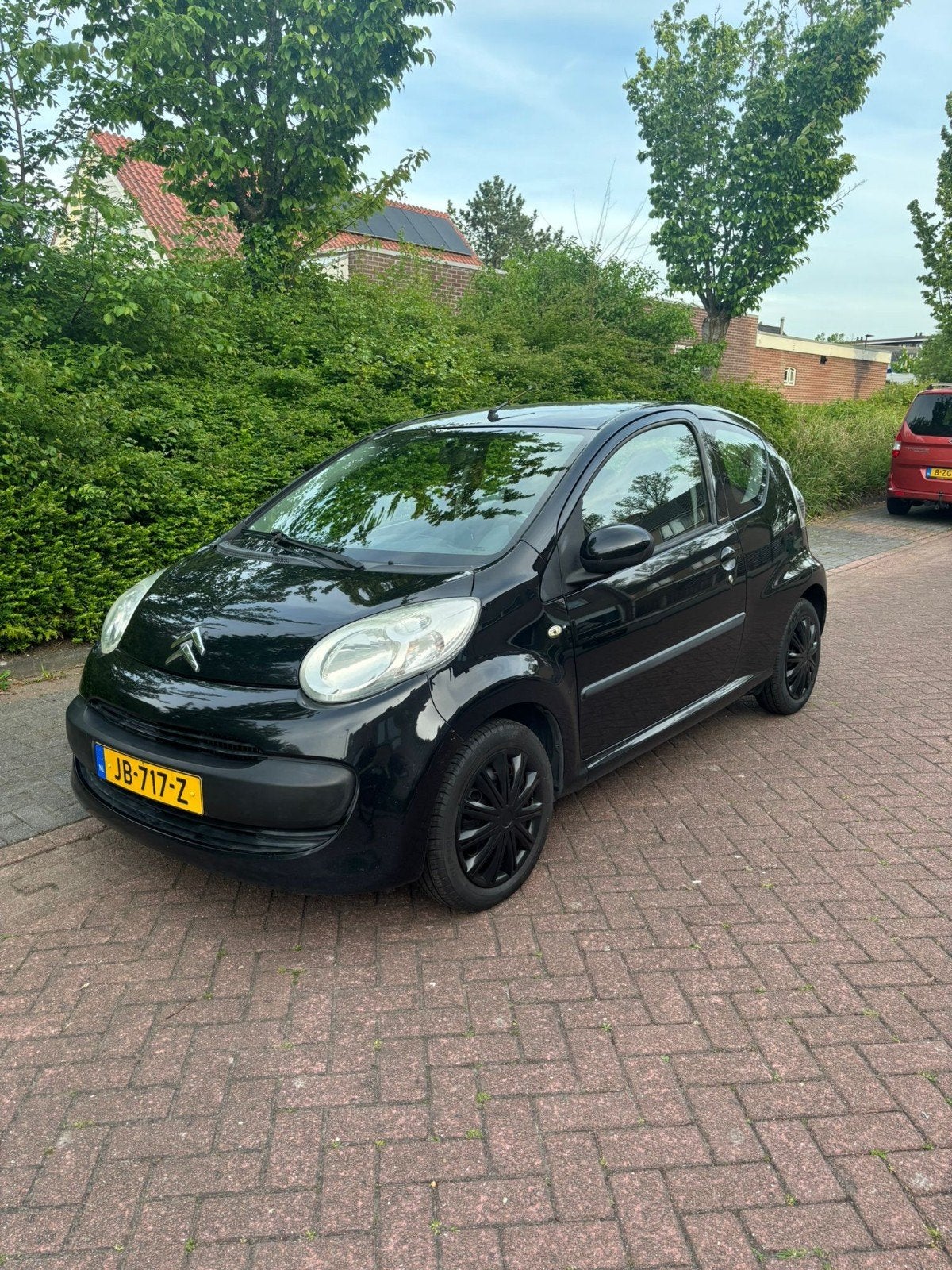 Citroën C1 1.0 3-DRS 2006 Zwart, Auto's, Voorwielaandrijving, Stof, 765 kg, 4 stoelen