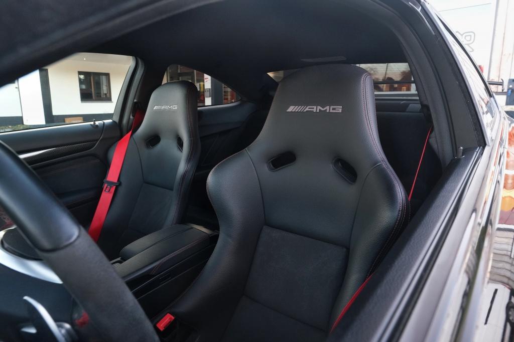Mercedes-Benz C-Klasse Coupé AMG 63 Black Series Track Pack, Automaat, Gebruikt, Zwart, Leder
