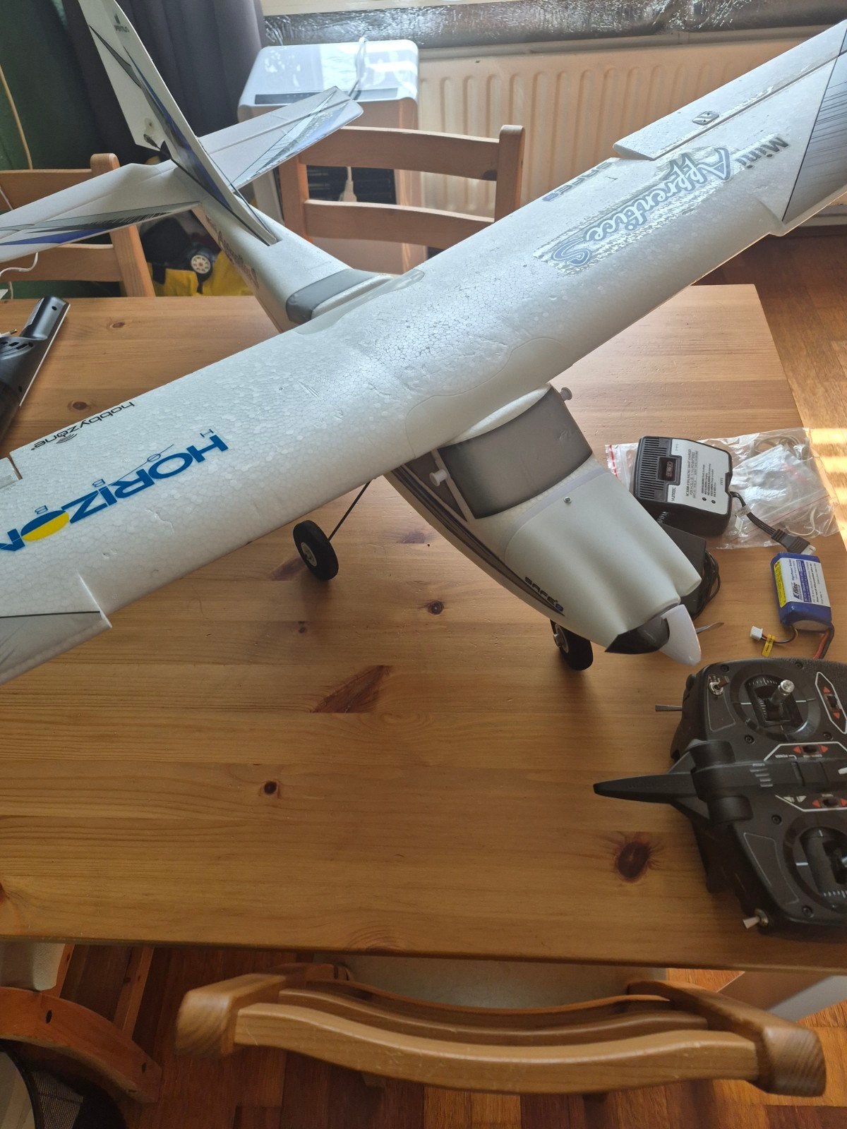 RC vliegtuig HobbyZone Mini Apprentice S RTF, Ophalen, Gebruikt, Elektro, RTF (Ready to Fly)