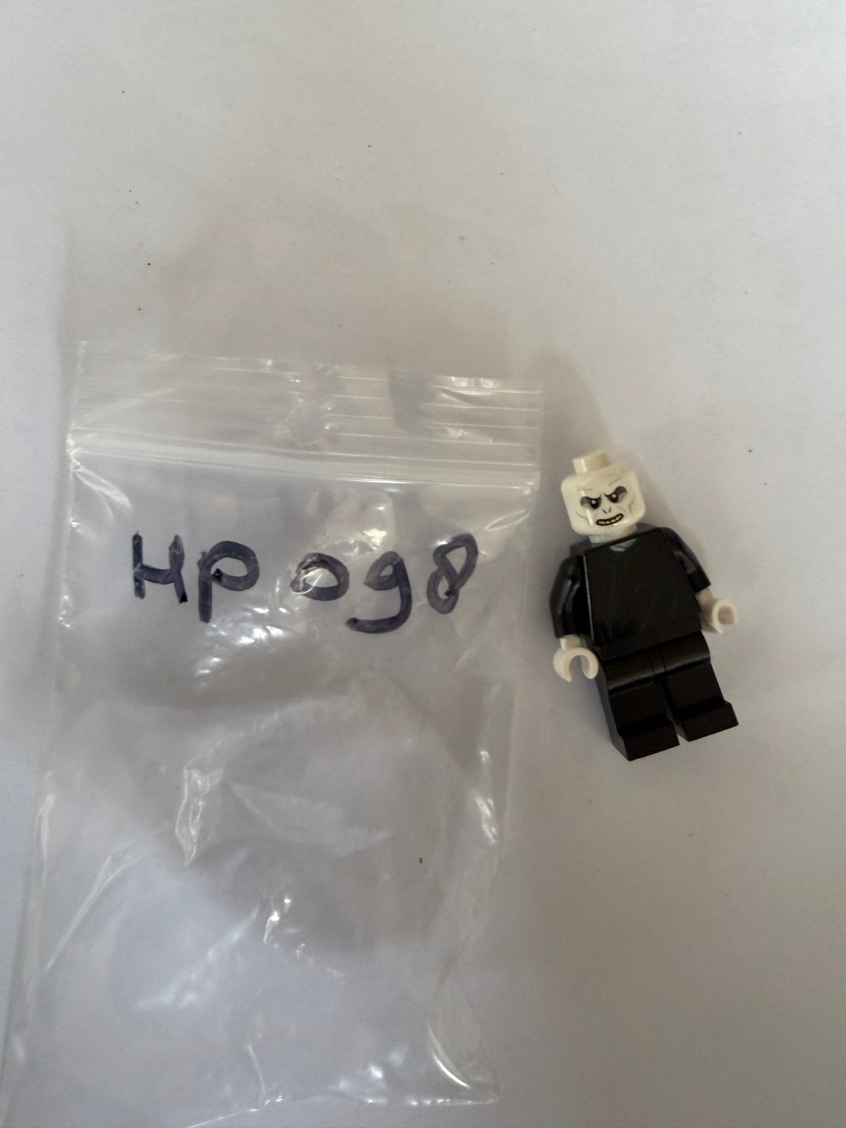 Lego Harry Potter HP098 Lord Voldemort minifiguur, Ophalen of Verzenden, Zo goed als nieuw, Lego