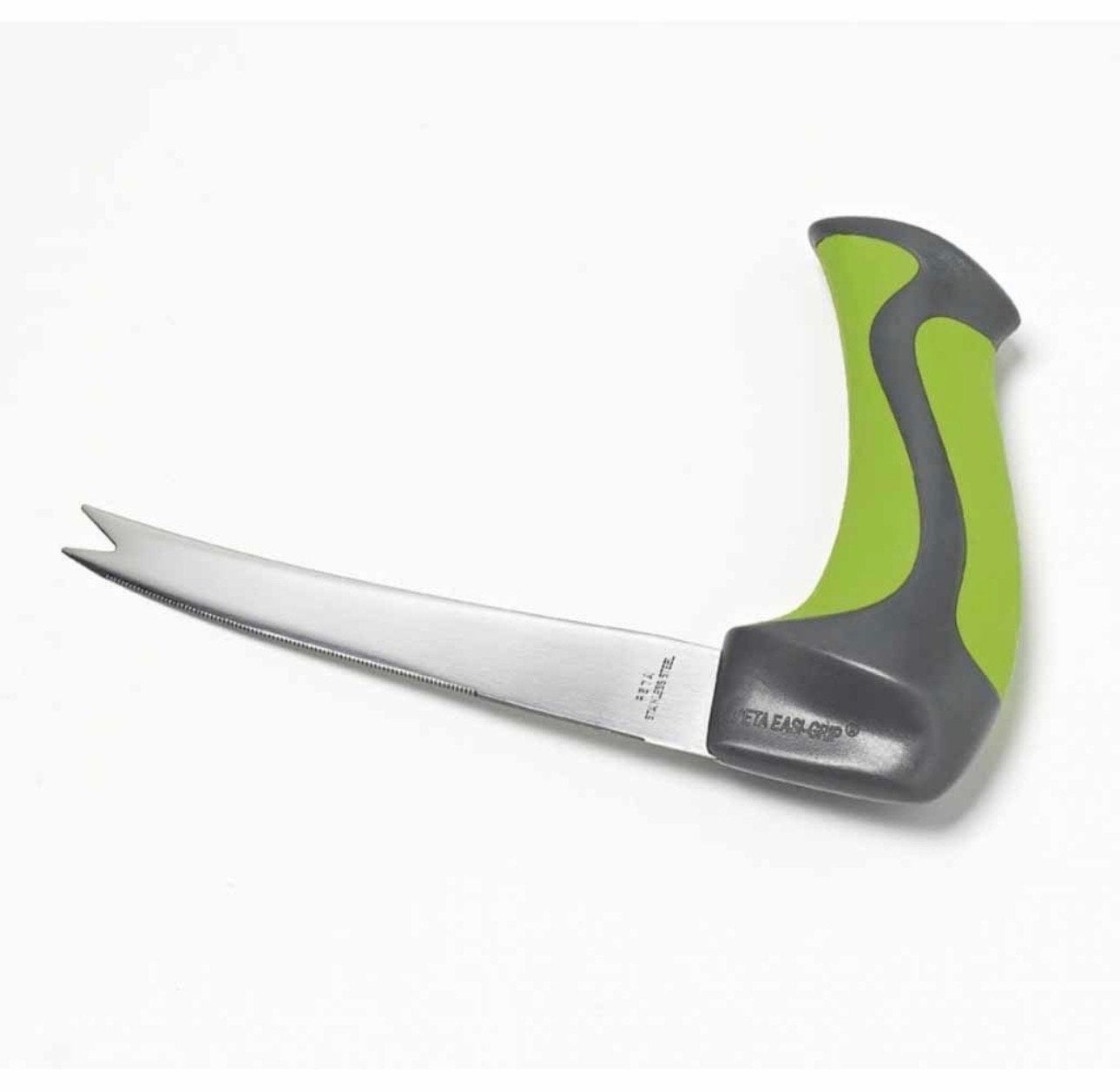 Ergonomisch vorkmes met comfortabel, gehoekt handvat, Ophalen of Verzenden, Zo goed als nieuw, Metaal, Overige merken