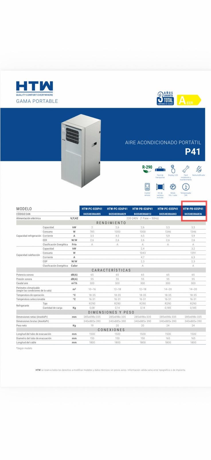 Mobiel airco, Witgoed en Apparatuur, Ophalen, Minder dan 60 m³, 3 snelheden of meer, Zo goed als nieuw
